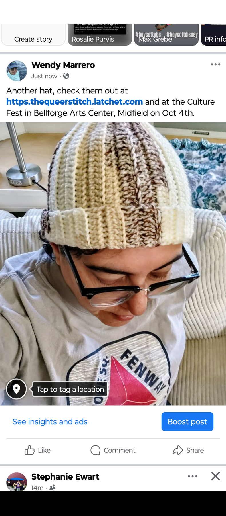 Brown and cream tones skullcap hat