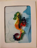 Rainbow Seahorse Greeting Card