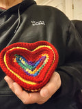Rainbow Colors Heart Coaster Set