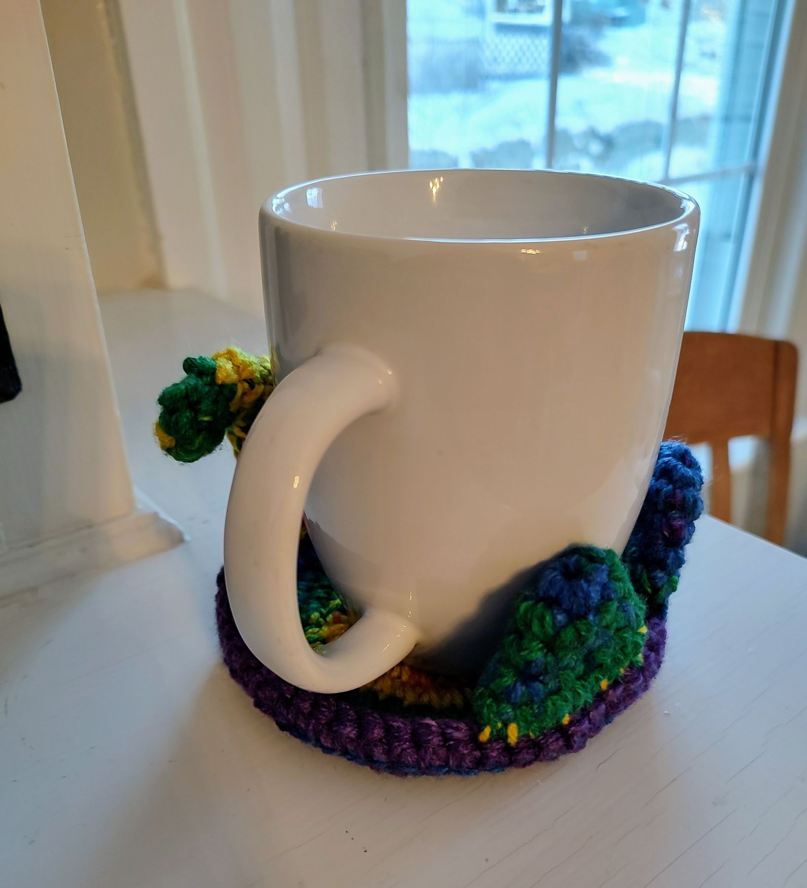 Cat Mug Coaster Rainbow 