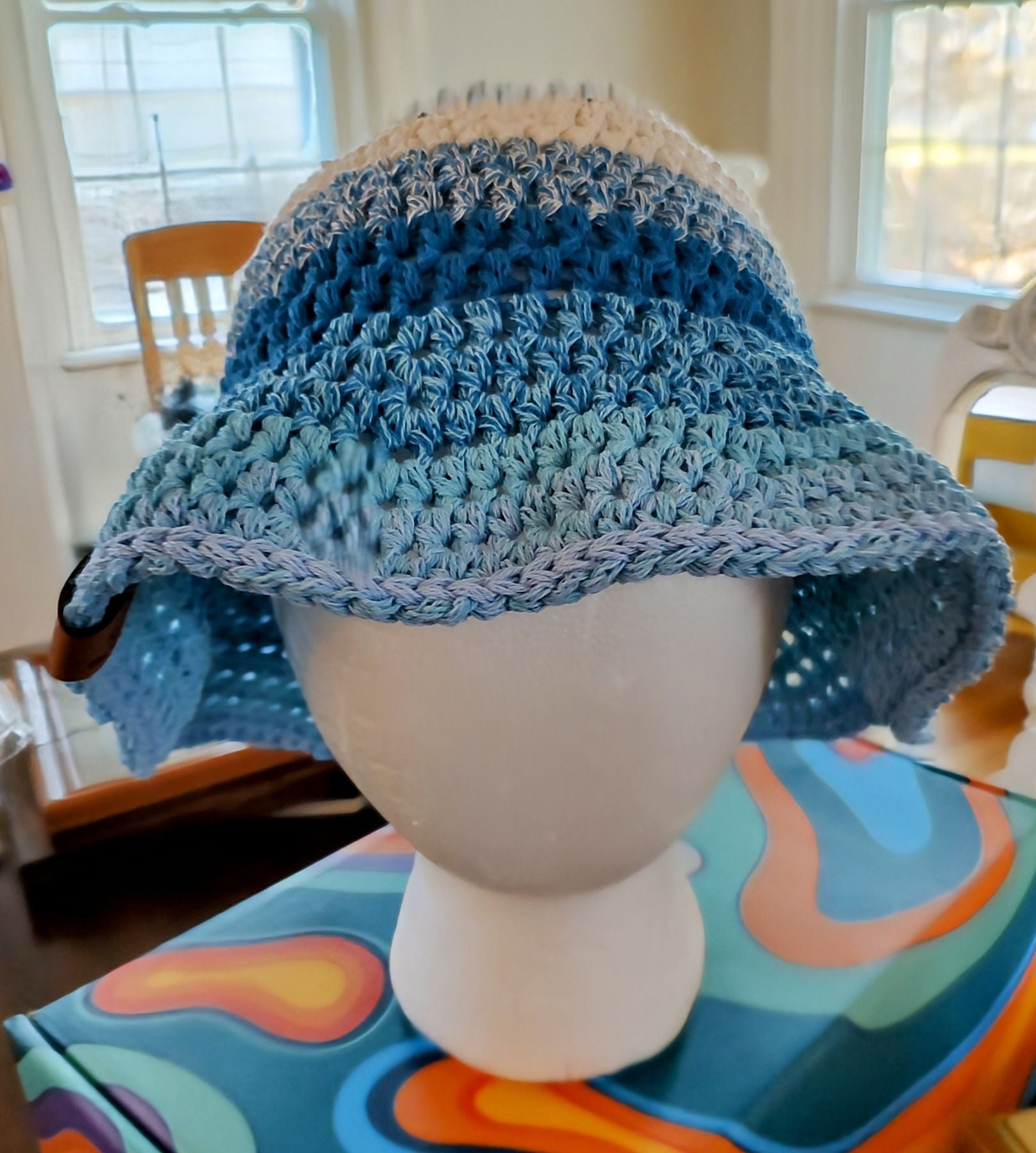 Striped Multicolor Bucket Hat 