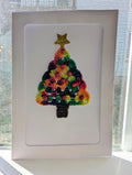 Rainbow Christmas Tree Greeting Card