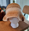 Striped bucket hat